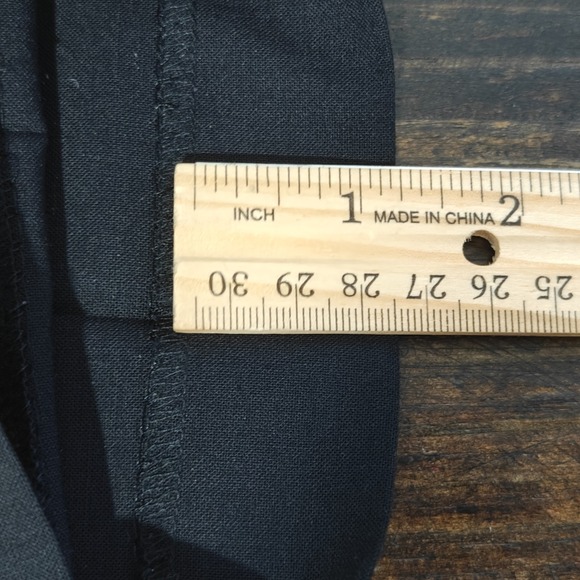 Bar‎ III Men's Dress Pants Trousers Black Wool Blend Size 38 x 32 NEW - Picture 7 of 10